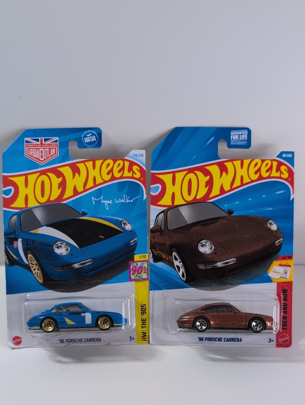 Hot Wheels 96 Porsche Carrera HW Magnus Walker Lot Of 2 Mattel NEW Ships In Box